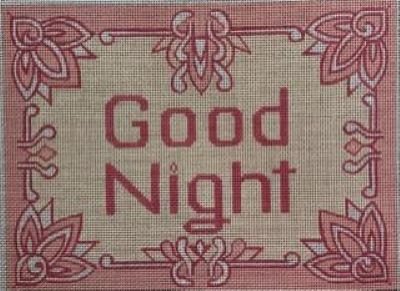 JU GN64  GOOD NIGHT SIGN by Judi and Co.