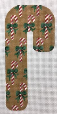 KCN1512 STRIPED CANDY CANES ORNAMENT by Kelly Clark