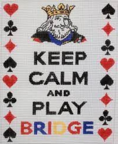 KDSS232 - KEEP CALM AND PLAY BRIDGE by Kate Dickerson