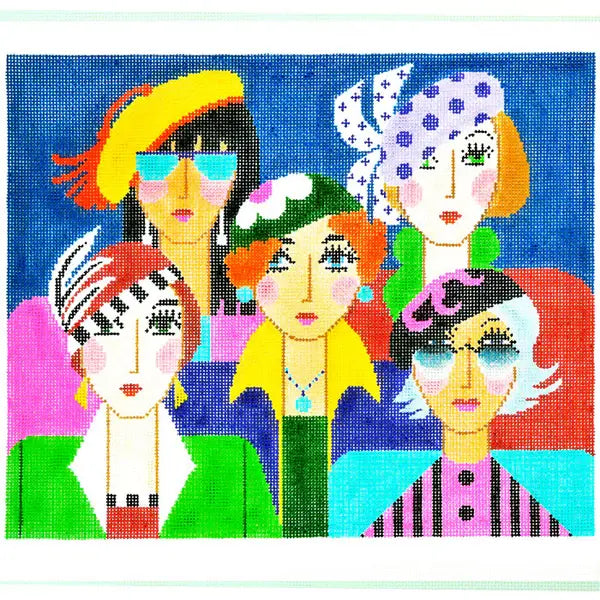 LEE BF35-18  5 FRIENDS by Lee's Needlearts