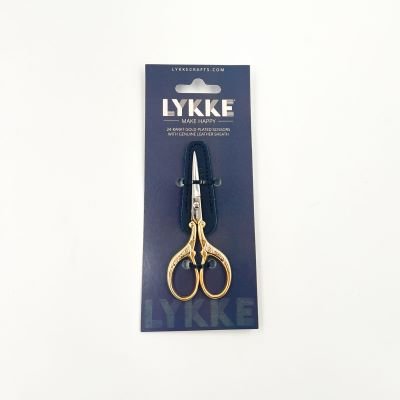 24 Karat Gold Plated Scissors with CASE LYK3960