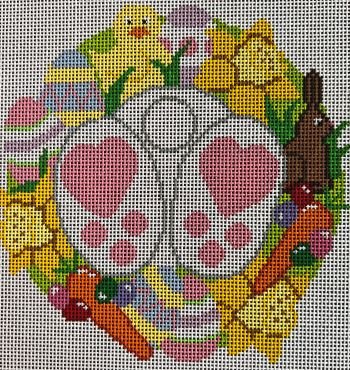 MC S220B BUNNY WITH HEART FEET by The Meredith Collection