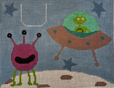 MC 230-18 MARTIAN AND MONSTER TOOTH FAIRY PILLOW by Meredith Collection
