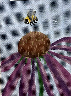 ME-57 CONEFLOWER BEE by Madeline Elizabeth
