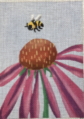 ME67-13 CONEFLOWER BEE by Madeline Elizabeth