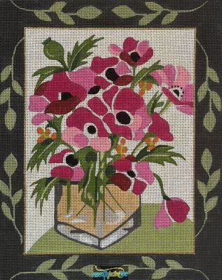 MPF452 PURPLE POPPIES by Melissa Prince