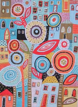 FLOWER TOWN by Maggie Co. MAG 2075A