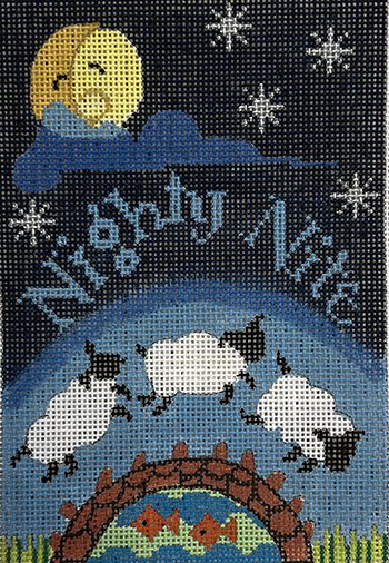 PP C02 - NIGHTY NIGHT DOOR HANGER by Patty Paints