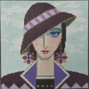 SOSC808 -LADY IN PURPLE by Sophia Designs