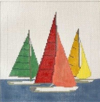 SR0767 RESTING SAILBOATS by Susan Robert