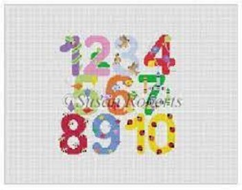 SR1308 NUMBERS WITH CHARACTERS by Susan Roberts