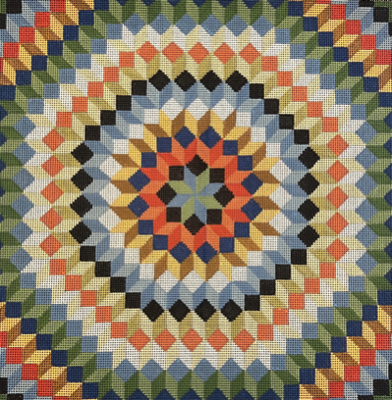 SR1645-13CUBE BURST 14" QUILT by Susan Roberts