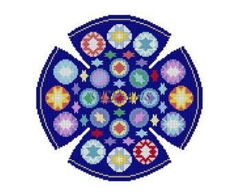 SREP1171 MILLE STELLE YARMULKE by Susan Roberts