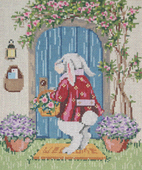 Knock Knock Bunny Rabbit by Sandra Gilmore STITCH GUIDE ONLY   SG18583sg