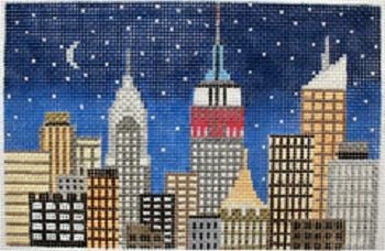 VNGNH125 NYC at Night by Amanda Lawford