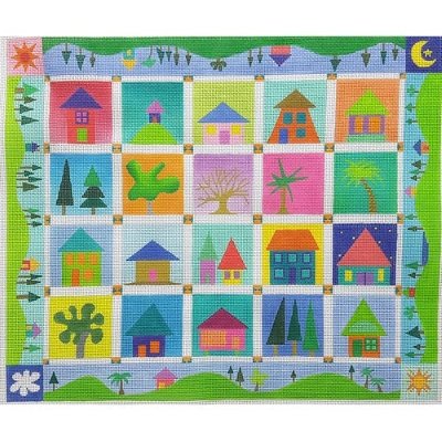 ZE714 LITTLE HOUSES by ZECCA DESIGNS