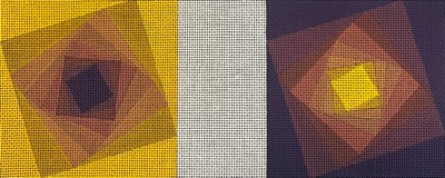   ZEAX125-18 SQUARE MAELSTROM EGGPLANT GOLD by ZECCA DESIGNS