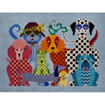 DOG GONE GOOD by JP Needlepoint STITCH GUIDE JPA352sg