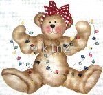 CLEARANCE - ABeb101Ch BEAR WITH LIGHTS BY AMY BUNGER