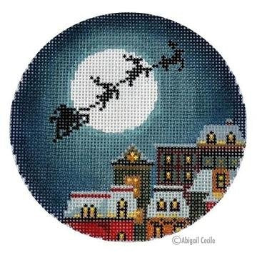 AC012 CHRISTMAS EVE TOWN ORNAMENT by Abigail Cecile
