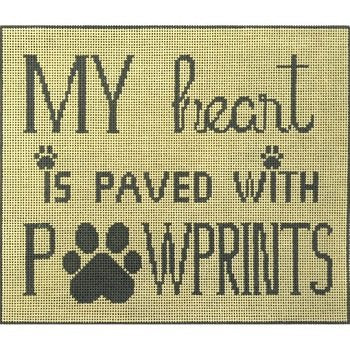 AP2754 HEART AND PAW by Alice Peterson