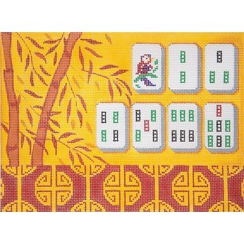 AP2778 YELLOW BAMBOO MAH JONGG by Alice Peterson