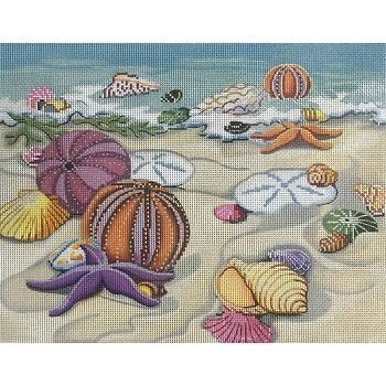 SEASHELLS ON SHORE by Alice Peterson STITCH GUIDE ONLY AP2820sg