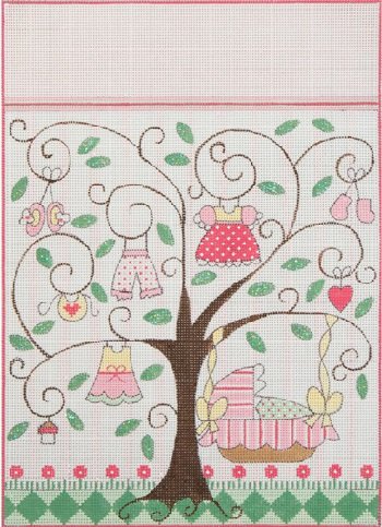 AP3597-LULLABYE TREE BIRTH ANNOUNCEMENT BY ALICE PETERSON