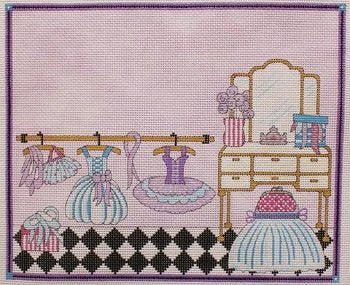 AP3667-BALLERINA'S ROOM LAVENDER by ALICE PETERSON