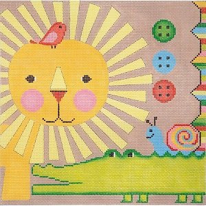 AP3677 SUN ALLIGATOR BIRD by ALICE PETERSON
