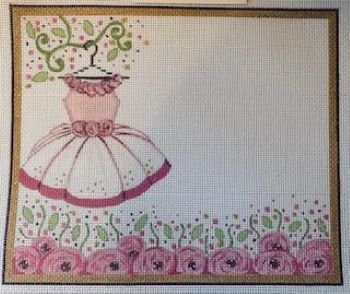 AP3796 BALLERINA TUTU LARGE and ROSES BY ALICE PETERSON