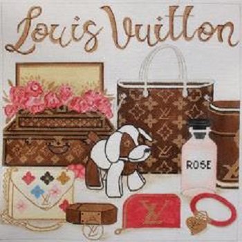 AP4006 LOUIS VUITTON STYLE COLLAGE by Alice Peterson