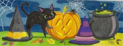 AP4153  HALLOWEEN TABLE TOP by Alice Peterson