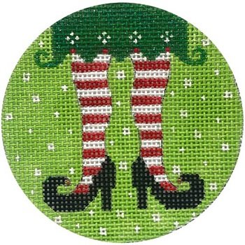 GIRL ELF FEET ORNAMENT by Alice Peterson APX369 STITCH GUIDE