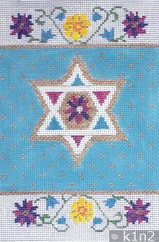 STAR with FLOWER BOOK COVER  by Aviva STITCH GUIDE AV7079d