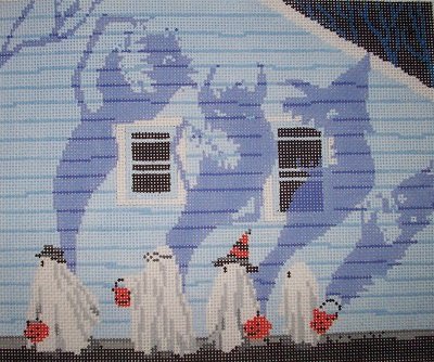 CBKSCPL39-CANDY MONSTER HALLOWEEN by CBK NEEDLEPOINT