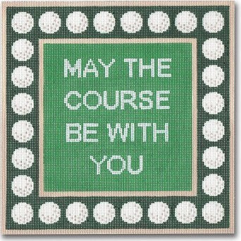 MAY THE COURSE BE WITH YOU by CBK STITCH GUIDE-CBKEGSS55