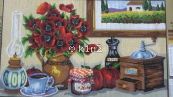 CDA11557-RED POPPIES by Collection d'Art