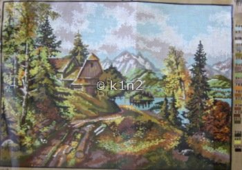 CDA12260-LOG CABIN by Collection d'Art