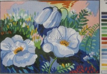 CDA6164-LAVENDER POPPIES by Collection d'Art