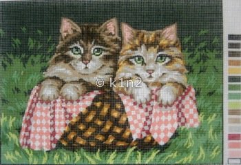 CDA6228-TWO KITTYS by Collection d'Art