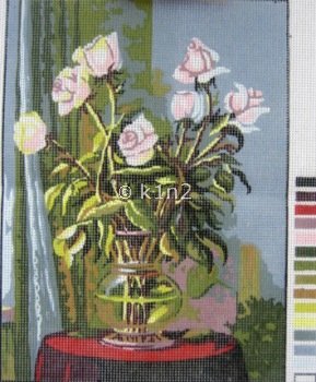 CDA6243-VASE OF ROSES by Collection d'Art