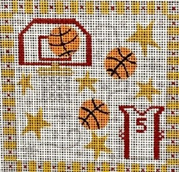 DACh472 BASKETBALL SQUARE BY DANJI DESIGNS