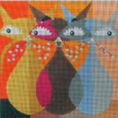 TFDB 25 BYSTANDER CATS by Pat Scheurich for TAPESTRY FAIR