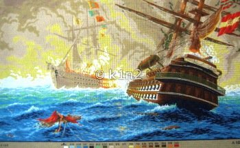 Two Ships at Sea by Diamant-DIAA1020