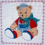 DRAC77-PATRIOTIC BEAR BY DEE ROSS