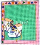 DRKC4025-BABY'S FIRST SHOES w BORDER by Dee Ross