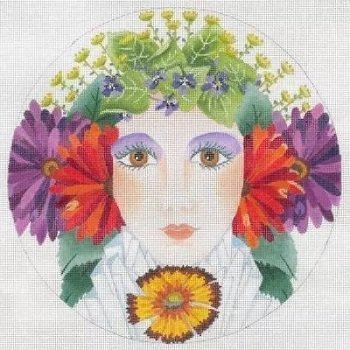 FLOWER GIRL SUMMER by Dede STITCH GUIDE dede17149sg