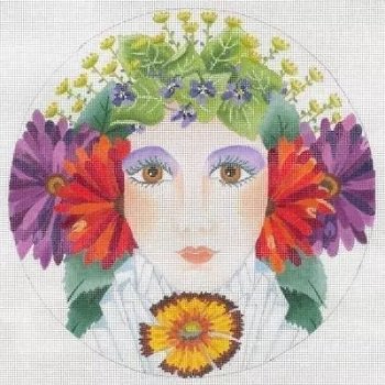 Dede17149 FLOWER GIRL SUMMER by Dede Needleworks