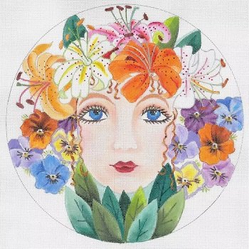FLOWER GIRL FALL by Dede STITCH GUIDE dede17150sg